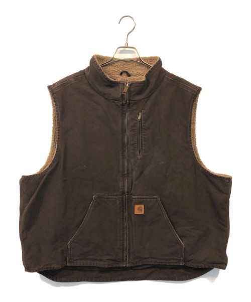 CarHartt（カーハート）CarHartt (カーハート) オールドダックベスト ブラウン サイズ:3XLの古着・服飾アイテム