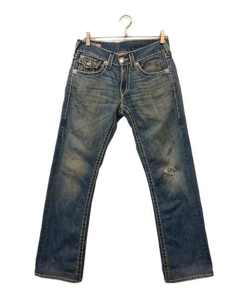 TRUE RELIGION（トゥルー レリジョン）TRUE RELIGION (トゥルー レリジョン) RICKY SUPER Tデニムパンツ インディゴ サイズ:Mの古着・服飾アイテム