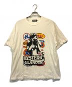 Hysteric Glamourヒステリックグラマー）の古着「CAR LOGO CAMERA GIRL TEE」｜ホワイト