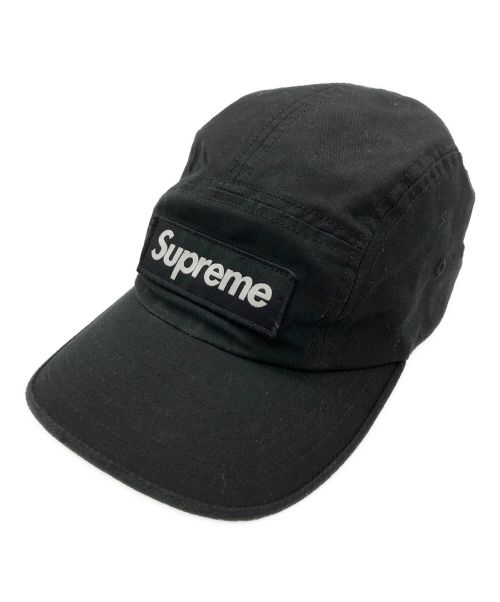 SUPREME（シュプリーム）SUPREME (シュプリーム) CAMP CAP/20AW ブラックの古着・服飾アイテム