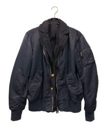 uniform experiment（ユニフォームエクスペリメント）の古着「REVERSIBLE MA-1 BLOUSON」｜ネイビー