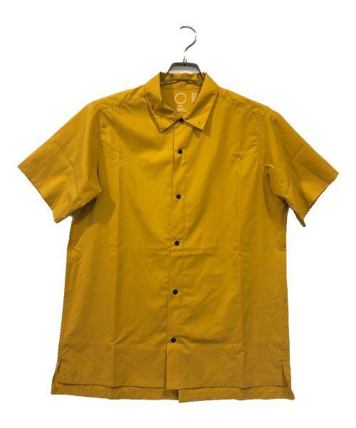 山と道（ヤマトミチ）山と道 (ヤマトミチ) UL SHORT SLEEVE SHIRT マスタード サイズ:Ｓの古着・服飾アイテム