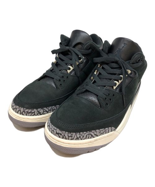 NIKE（ナイキ）NIKE (ナイキ) WMNS Air Jordan 3 Retro ブラック×グレー サイズ:28.5㎝の古着・服飾アイテム