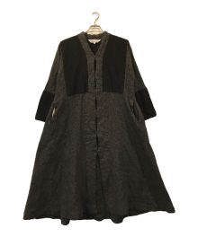 COMME des GARCONS COMME des GARCONS（コムデギャルソン コムデギャルソン）の古着「ウール切替コート」｜グレー