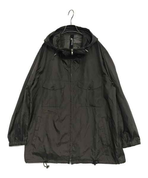 GROUND Y（グラウンドワイ）GROUND Y (グラウンドワイ) Pe/Taffeta Anorak jacket ブラウン サイズ:3の古着・服飾アイテム