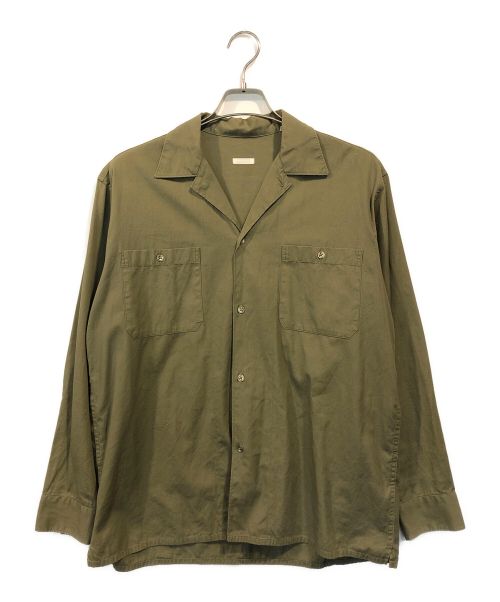 COMOLI（コモリ）COMOLI (コモリ) OD オープンカラーシャツ オリーブ サイズ:2の古着・服飾アイテム