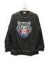 KENZO（ケンゾー）の古着「Contrasted Stitch Tiger Sweatshirt」｜ブラック