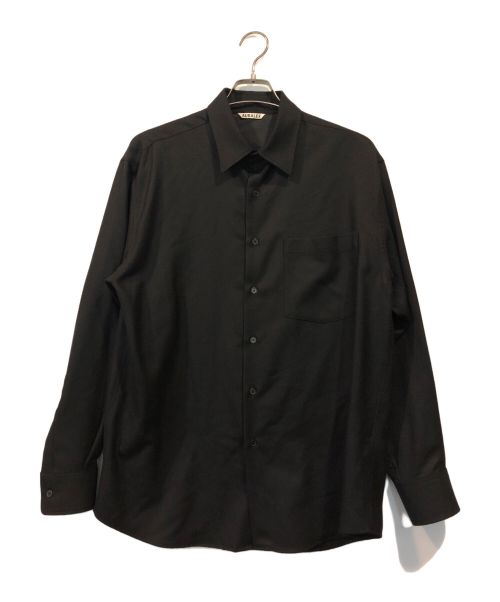 AURALEE（オーラリー）AURALEE (オーラリー) SUPER LIGHT WOOL SHIRTS ブラック サイズ:3の古着・服飾アイテム