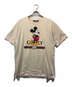 GUCCI×DISNEYグッチ×ディズニー）の古着「ミッキープリントオーバーサイズT」｜ベージュ