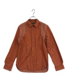 NIGEL CABOURN（ナイジェルケーボン）の古着「MEDEICAL SHIRT」｜ブラウン