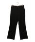 N.HOOLYWOOD（エヌ ハリウッド）の古着「Stretch Polyester Flared Pants」｜ブラック