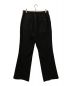 N.HOOLYWOOD (エヌ ハリウッド) Stretch Polyester Flared Pants ブラック サイズ:38：15000円