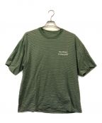 The Ennoy Professionalザ エンノイ プロフェッショナル）の古着「Border T-Shirts」｜グリーン
