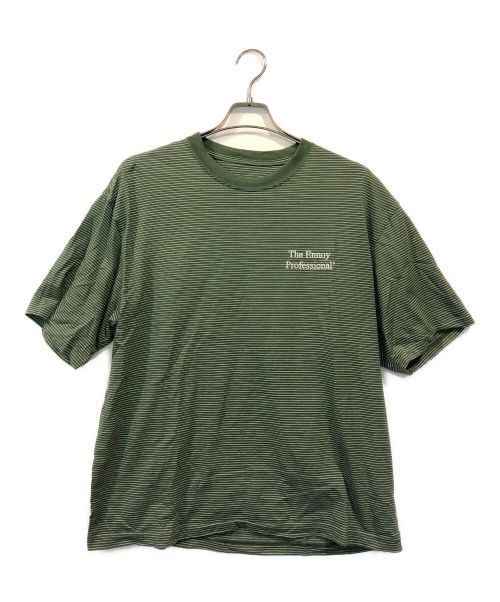 The Ennoy Professional（ザ エンノイ プロフェッショナル）The Ennoy Professional (ザ エンノイ プロフェッショナル) Border T-Shirts グリーン サイズ:Lの古着・服飾アイテム