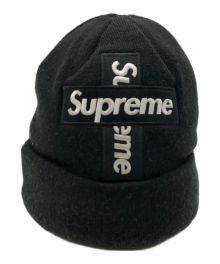 SUPREME×New Era（シュプリーム×ニューエラ）の古着「CROSS BOX LOGO BEANIE」｜ブラック