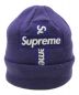 SUPREME（シュプリーム）の古着「CROSS BOX LOGO BEANIE」｜パープル