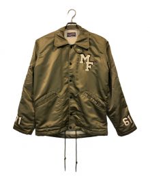 SUGAR CANE×MISTER FREEDOM（シュガーケーン×ミスターフリーダム）の古着「"PODIUM" 5oz. NYLON TWILL The TACKLE KING（ナイロンツイルジャケット）」｜グリーン