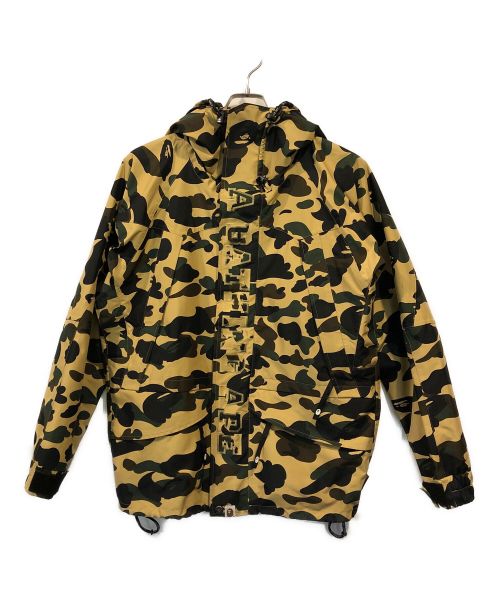 A BATHING APE（アベイシングエイプ）A BATHING APE (アベイシングエイプ) GORE-TEX 1ST CAMO SNOWBOARD JACKET カーキ サイズ:Sの古着・服飾アイテム