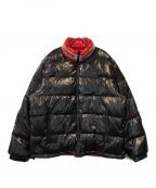 SUPREMEシュプリーム）の古着「Shiny Reversible Puffy Jacket」｜ブラック