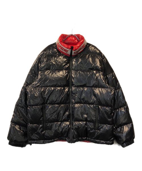 SUPREME（シュプリーム）SUPREME (シュプリーム) Shiny Reversible Puffy Jacket ブラック サイズ:Mの古着・服飾アイテム