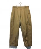 N.HOOLYWOODエヌ ハリウッド）の古着「CENTER CREASED SLACKS」｜ベージュ