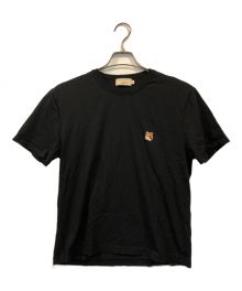 maison kitsune（メゾンキツネ）の古着「Fox head patch classic tee-shirt」｜ネイビー