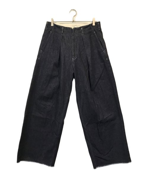 saby（サバイ）saby (サバイ) TUCK BAGGY - 11oz Bingo Denim インディゴ サイズ:2の古着・服飾アイテム