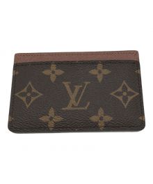 LOUIS VUITTON（ルイ ヴィトン）の古着「名刺入れ/ポルト カルト・サーンプル」｜ブラウン