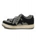 A BATHING APE (アベイシングエイプ) BAPE STA ブラック×グレー サイズ:26cm：12000円