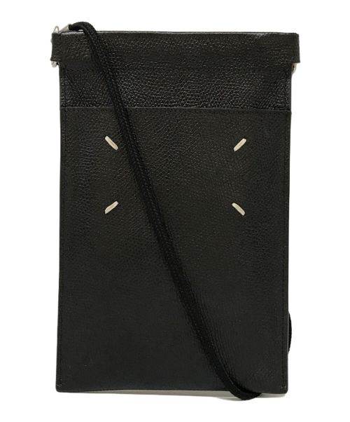 Maison Margiela（メゾンマルジェラ）Maison Margiela (メゾンマルジェラ) IPHONE POUCH CASE ブラックの古着・服飾アイテム