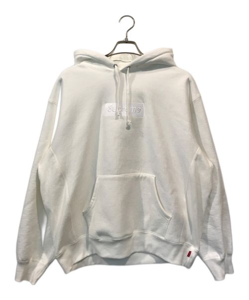 SUPREME（シュプリーム）SUPREME (シュプリーム) 23AW TONAL BOX LOGO HOODIE(ボックスロゴフーディ) ホワイト サイズ:Mの古着・服飾アイテム