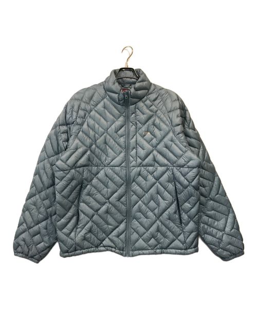 SUPREME（シュプリーム）SUPREME (シュプリーム) 22SS Spellout Quilted Down スカイブルー サイズ:Lの古着・服飾アイテム