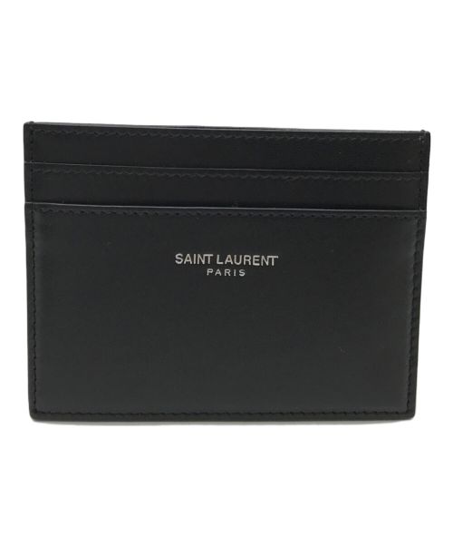 Saint Laurent Paris（サンローランパリ）Saint Laurent Paris (サンローランパリ) カードケース ブラックの古着・服飾アイテム