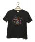 Saint Laurent Paris（サンローランパリ）の古着「Love 1983 Printed Cotton Jersey T-shirt」｜ブラック