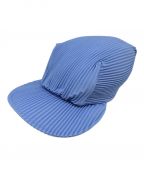 PLEATS PLEASEプリーツプリーズ）の古着「PLEATS CAP」｜ブルー