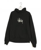 stussyステューシー）の古着「Basic Applique」｜ブラック