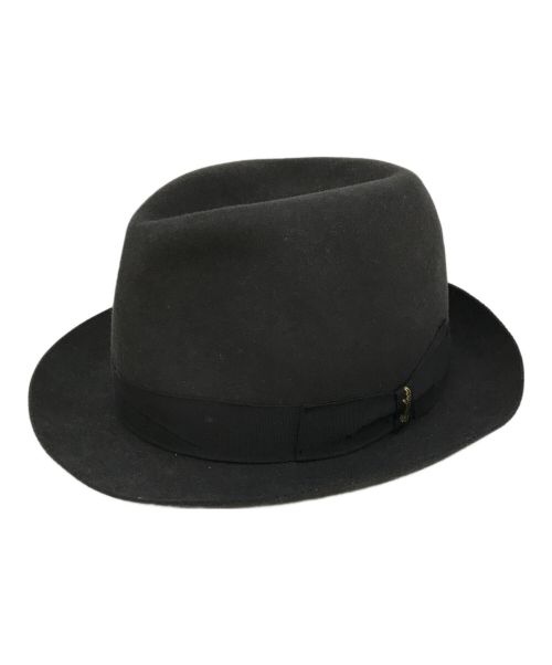 BORSALINO（ボルサリーノ）BORSALINO (ボルサリーノ) フェルトハット グレーの古着・服飾アイテム