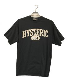 Hysteric Glamour（ヒステリックグラマー）の古着「EVIL COLLEGE Tシャツ」｜ブラック