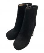 MICHAEL KORSマイケルコース）の古着「Porter Suede Platform Ankle Boot」｜ブラック