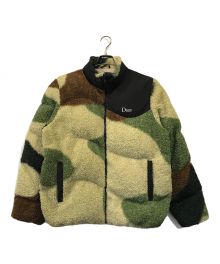 Dime（ダイム）の古着「sherpa puffer jacket」｜ブラック×カーキ