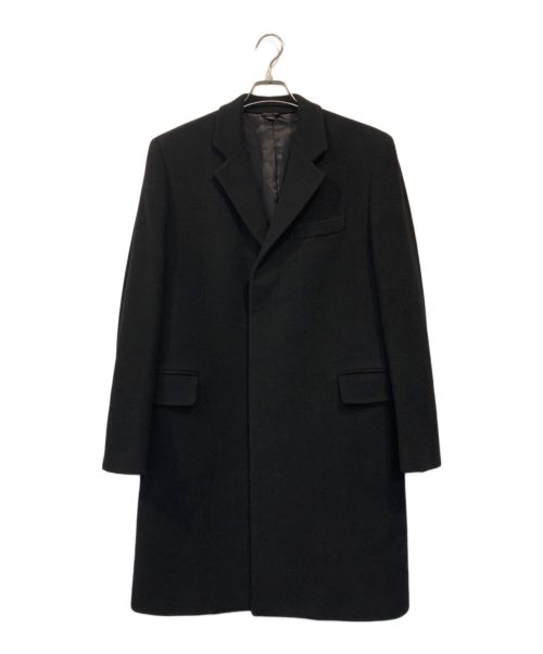 HELMUT LANG（ヘルムートラング）HELMUT LANG (ヘルムートラング) 90sblack lamb wool cashmere chester coat archive ブラック サイズ:46の古着・服飾アイテム