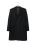 HELMUT LANG（ヘルムートラング）の古着「90sblack lamb wool cashmere chester coat archive」｜ブラック