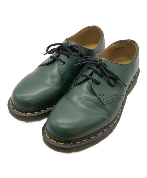 Dr.Martens（ドクターマーチン）Dr.Martens (ドクターマーチン) ３ホールシューズ グリーン サイズ:26の古着・服飾アイテム