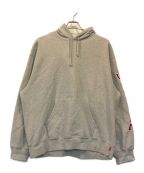 SUPREMEシュプリーム）の古着「Sleeve ARC Hooded Sweatshirt」｜グレー