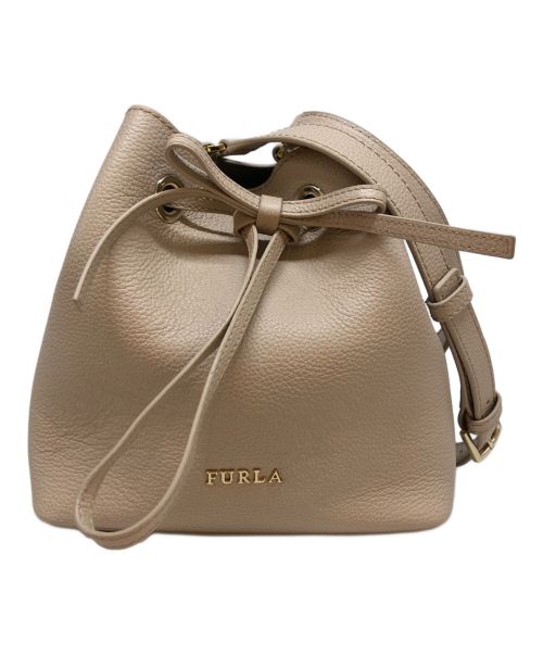 FURLA（フルラ）FURLA (フルラ) COSTANZA BUCKET BAG ベージュの古着・服飾アイテム