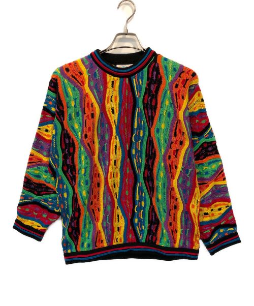 Coogi（クージー）Coogi (クージー) 3Dニット マルチカラー サイズ:Sの古着・服飾アイテム