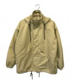 AURALEEオーラリー）の古着「WOOL MAX CANVAS HOODED BLOUSON」｜ベージュ