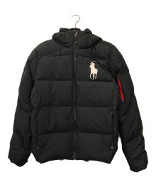 POLO RALPH LAUREN（ポロ・ラルフローレン）の古着「ビッグポニーダウンジャケット」｜ブラック