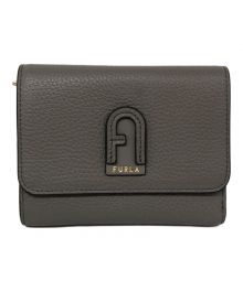 FURLA（フルラ）の古着「3つ折り財布」｜グレー