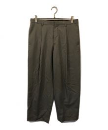 E.TAUTZ（イートーツ）の古着「PLEATED TAILORED TROUSERS」｜グリーン